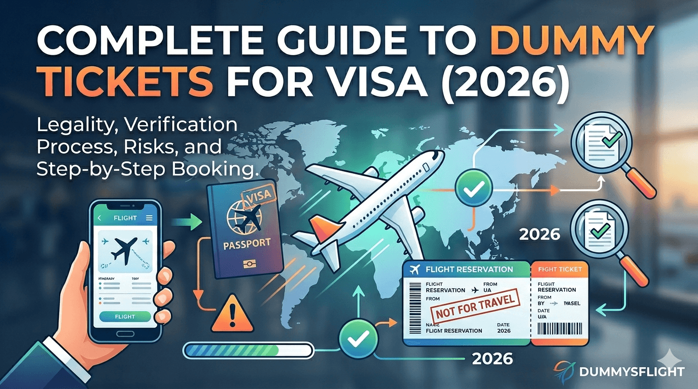 Complete guide to dummy tickets for visa