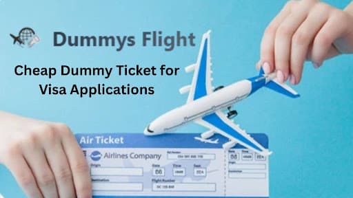 Cheap dummy ticket for visa applications fast and affordable
