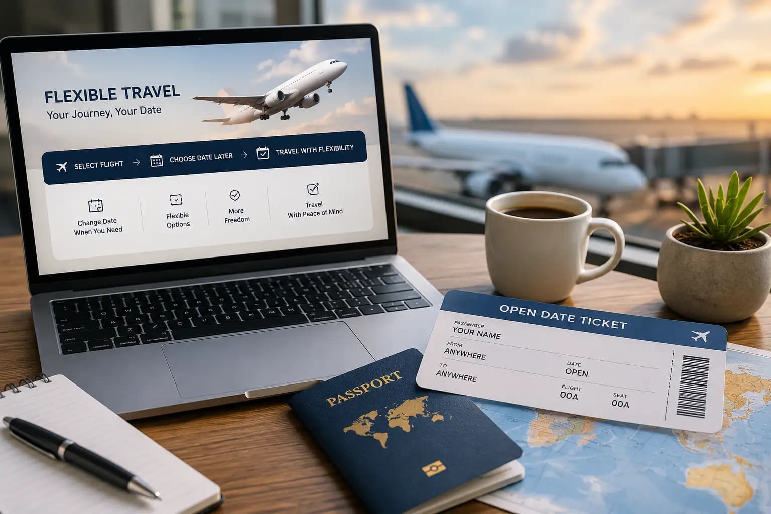 How to Buy an Open Date Airline Ticket | Flexible Flight Booking Guide