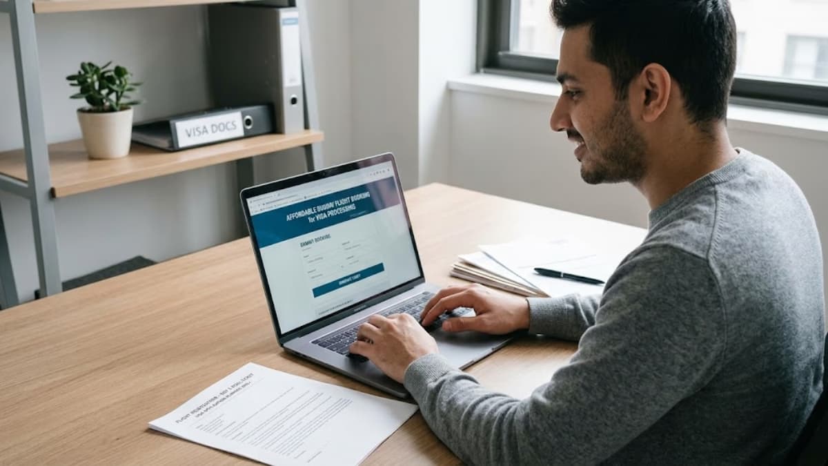 Affordable dummy flight booking document for visa processing
