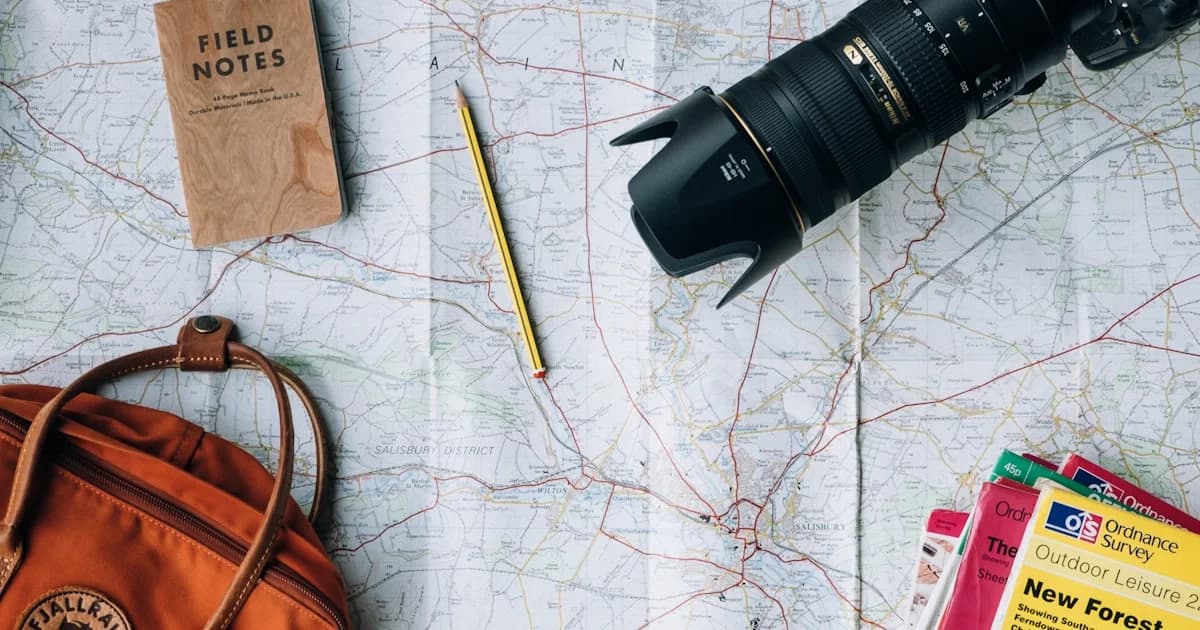 Travel planning and documents illustrating legal dummy tickets for visa applications