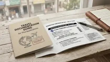 Dummy Airline Ticket for Visa Travel Documentation Guide