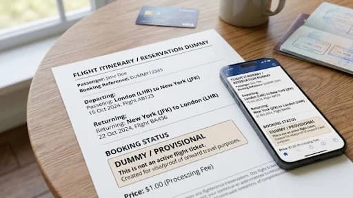 Dummy Flight Ticket: A Practical Choice for Travel