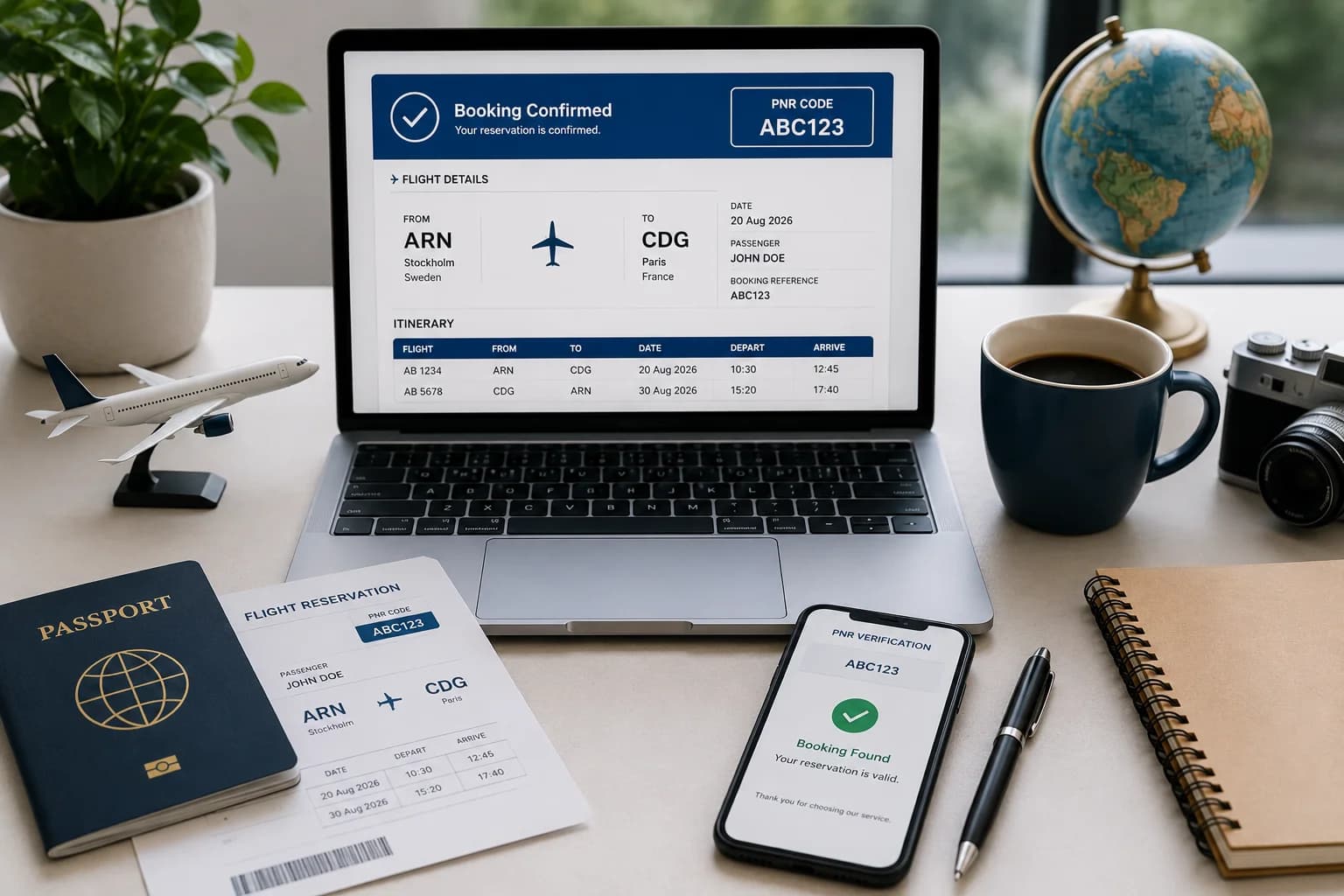 PNR Verified Dummy Ticket: Verifiable Flight Guide