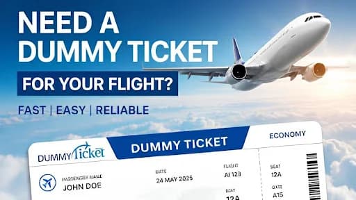 Professional Dummy Flight Booking for Visa Support