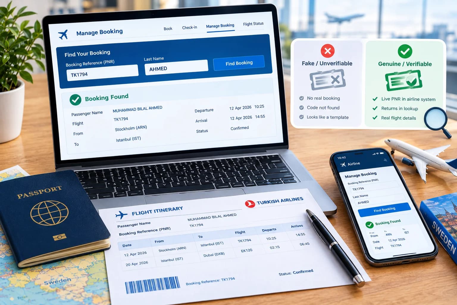 Verifiable Dummy Ticket for Visa: How to Check Yours Is Real