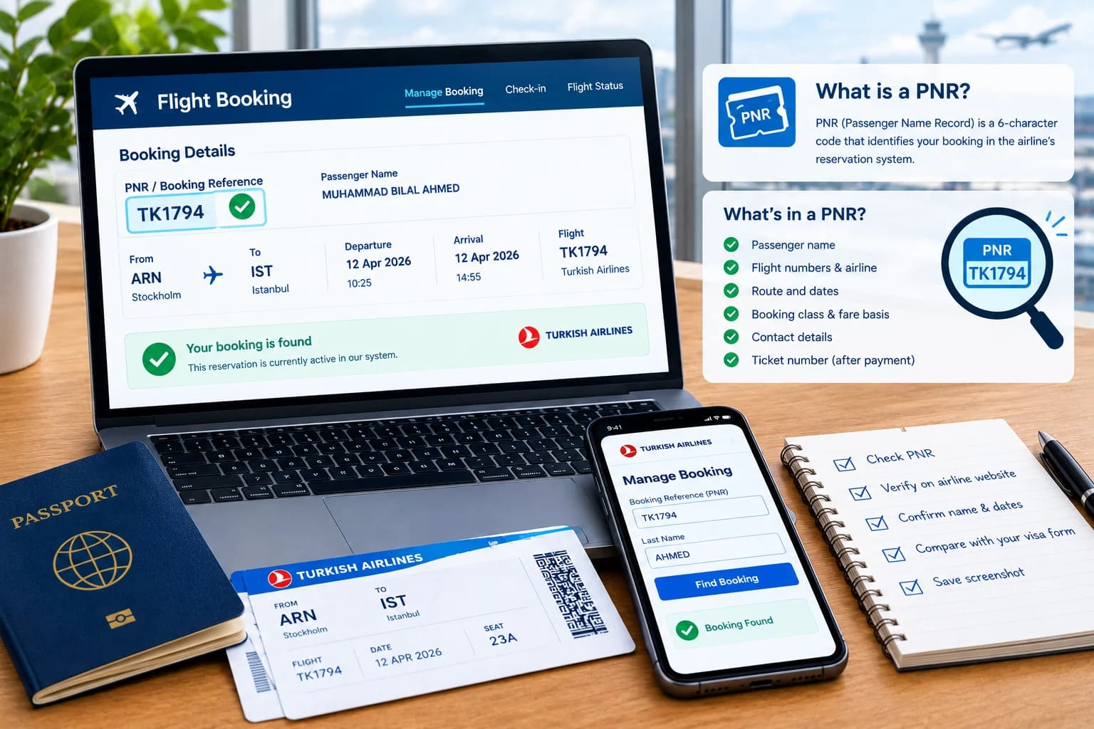 What Is a PNR? Your Passenger Name Record in Flight Bookings