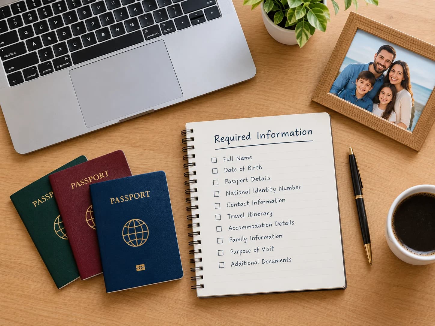 Laptop and notebook listing required information